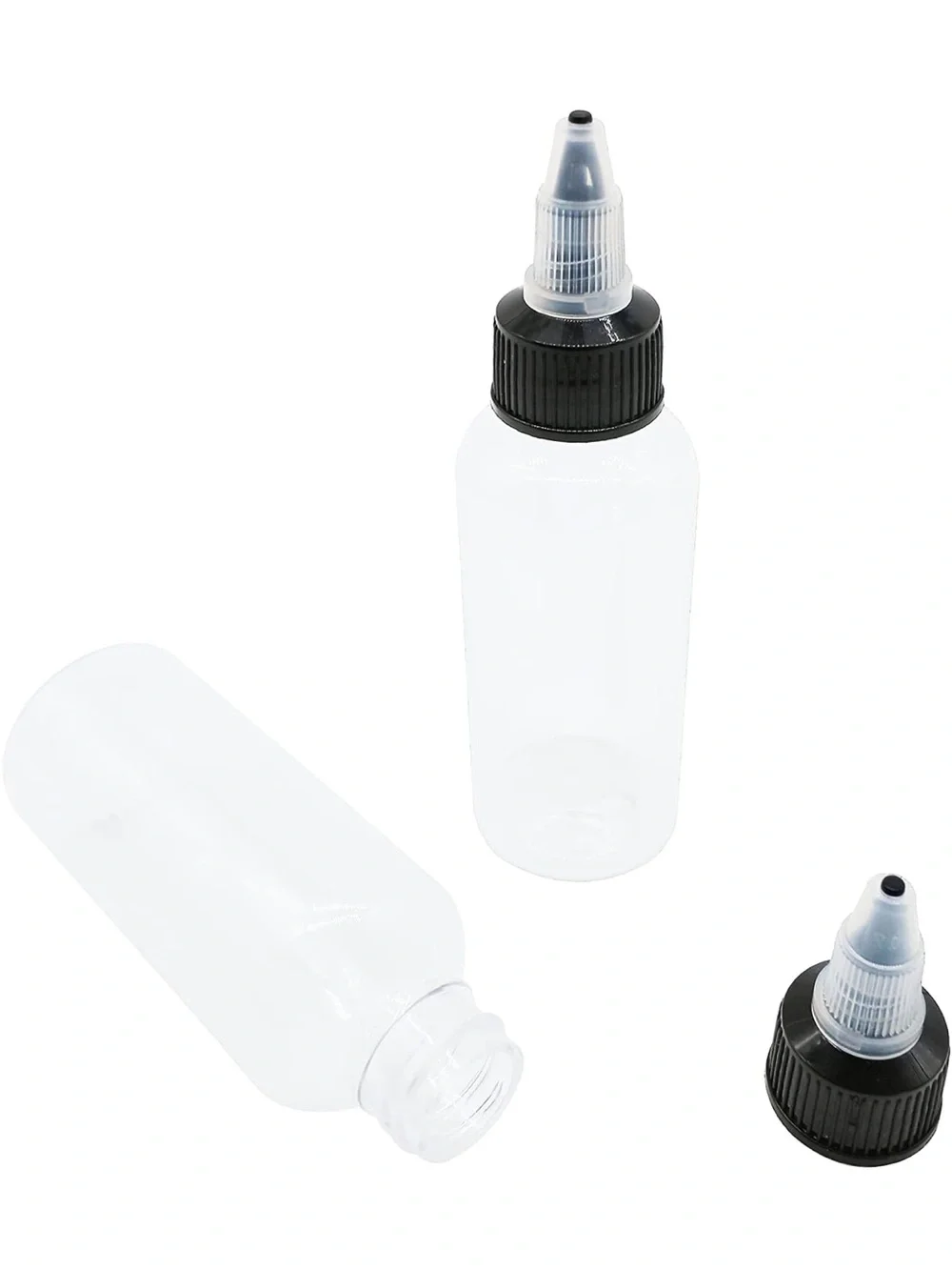 Clear 2 oz Squeeze Bottles bundle of 10